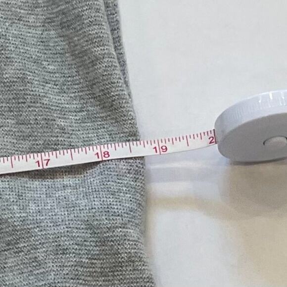 august silk Gray Cotton Blend Long Sleeveless Open Cardigan/Duster Sweater S - Picture 9 of 10